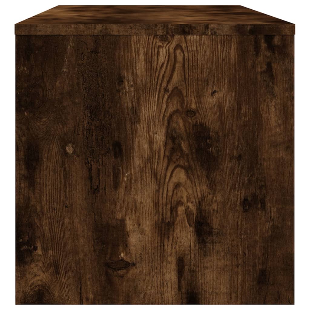 vidaXL Szafka pod telewizor, przydymiony dąb, 100x40x40 cm