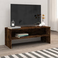 vidaXL Szafka pod telewizor, przydymiony dąb, 100x40x40 cm
