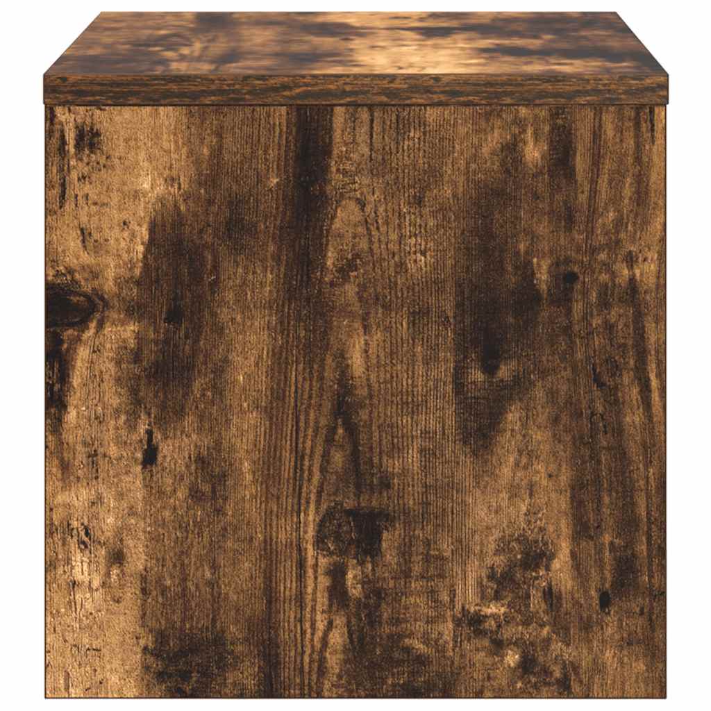 vidaXL Szafka nocna, przydymiony dąb, 40x30x30 cm