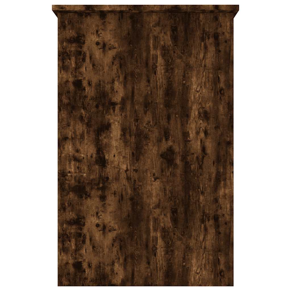 vidaXL Biurko, przydymiony dąb, 100x50x76 cm, materiał drewnopochodny