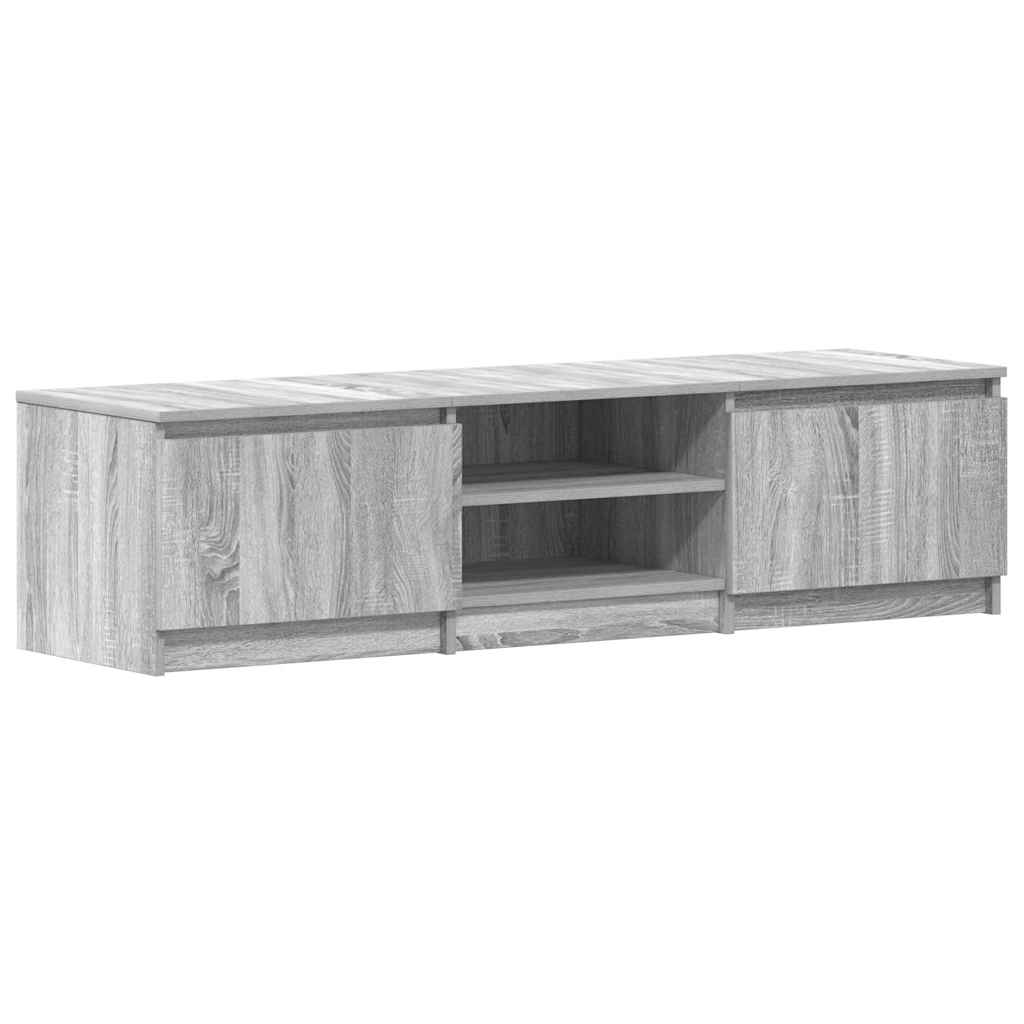 vidaXL Szafka pod telewizor, szary dąb sonoma, 140x40x35,5 cm