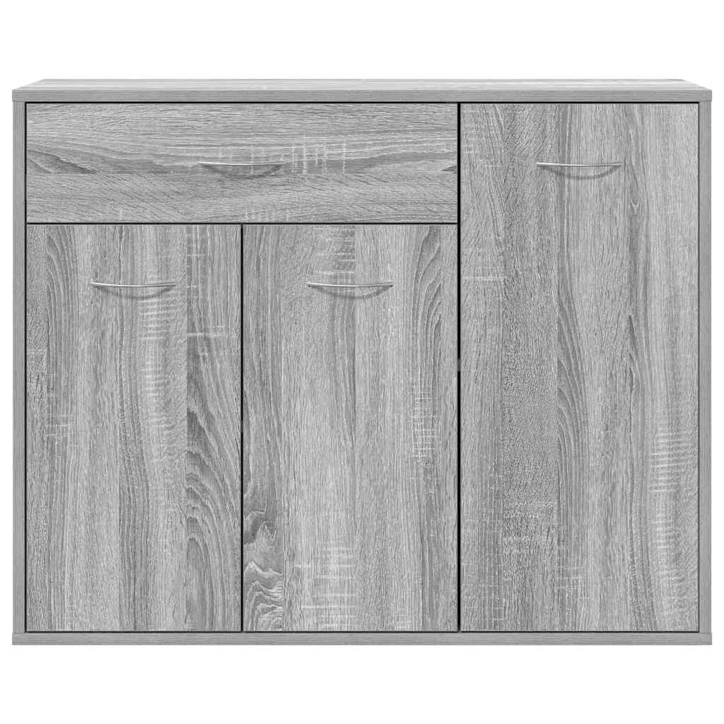 vidaXL Szafka, szary dąb sonoma, 88x30x70 cm, materiał drewnopochodny
