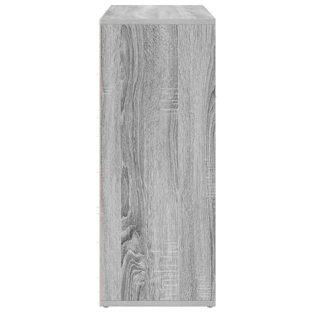 vidaXL Szafka, szary dąb sonoma, 60x30x75 cm, materiał drewnopochodny