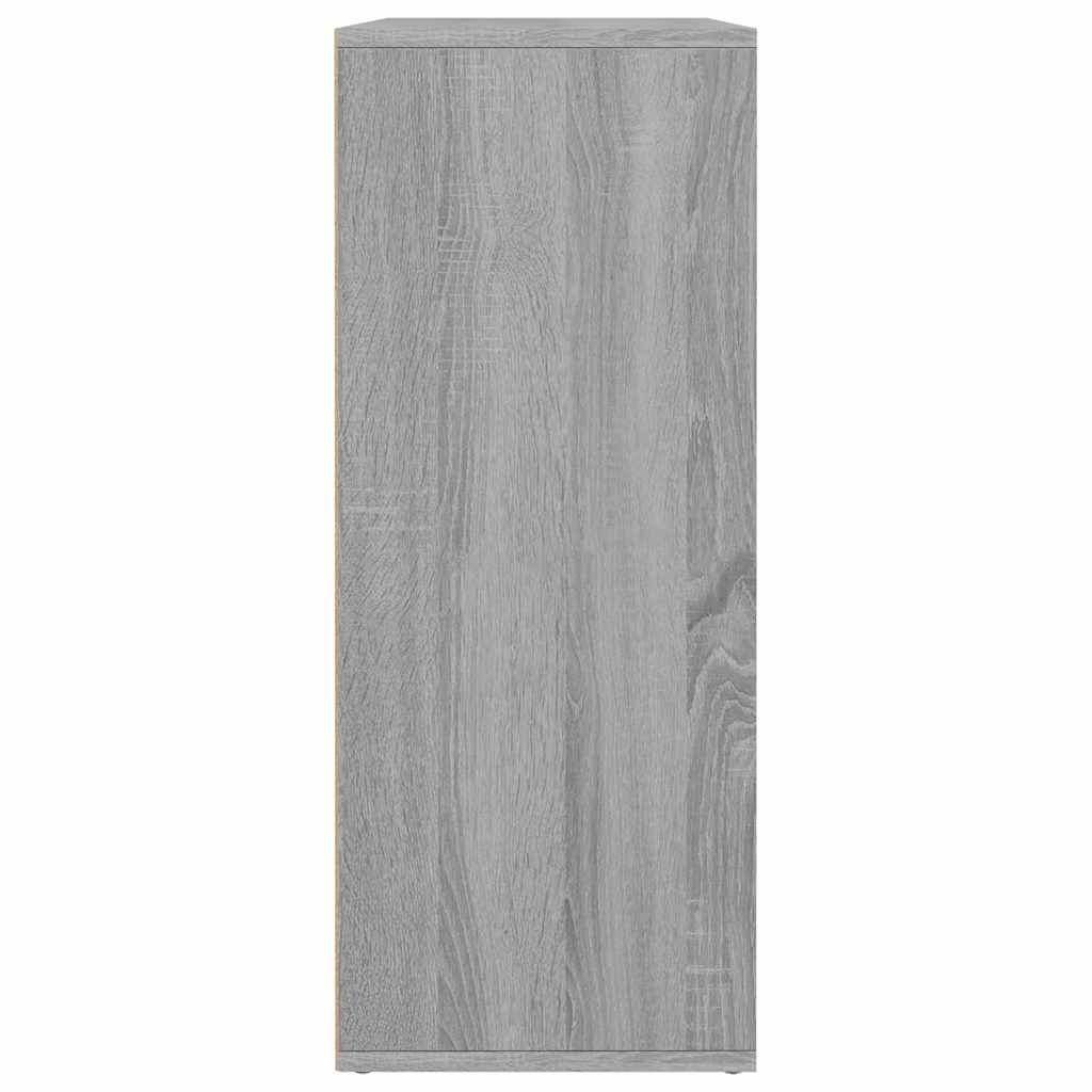 vidaXL Szafka, szary dąb sonoma, 60x30x75 cm, materiał drewnopochodny