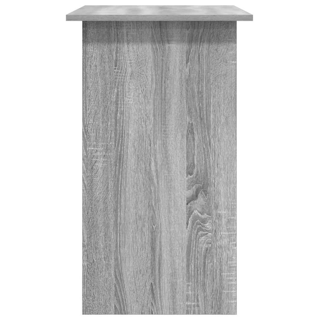 vidaXL Biurko, szary dąb sonoma, 80x45x74 cm, materiał drewnopochodny