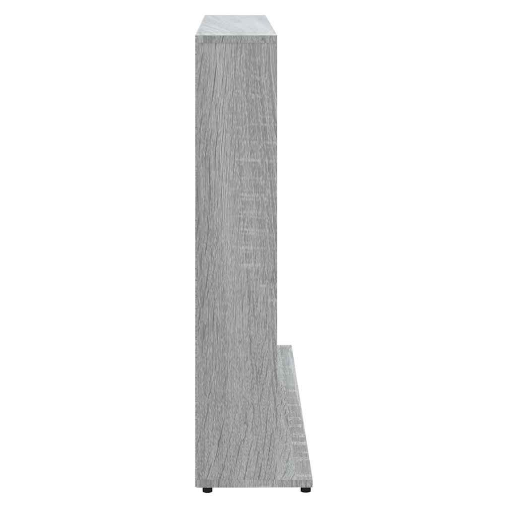 vidaXL Szafka na płyty CD, szary dąb sonoma, 100 x 23 x 89,5 cm