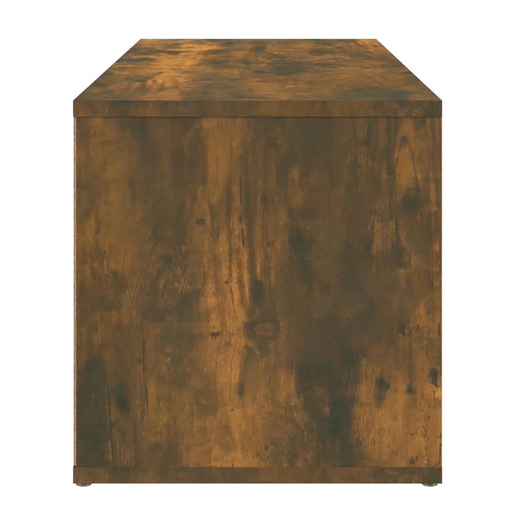 vidaXL Szafka pod telewizor, przydymiony dąb, 80x34x36 cm