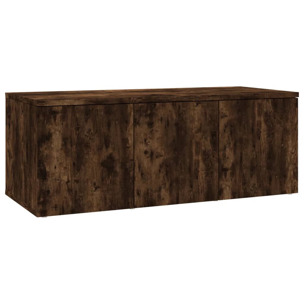 vidaXL Szafka pod telewizor, przydymiony dąb, 80x34x30 cm