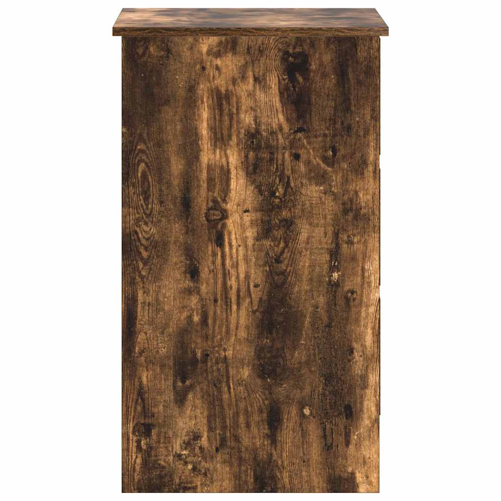 vidaXL Biurko, przydymiony dąb, 90x45x76 cm, materiał drewnopochodny