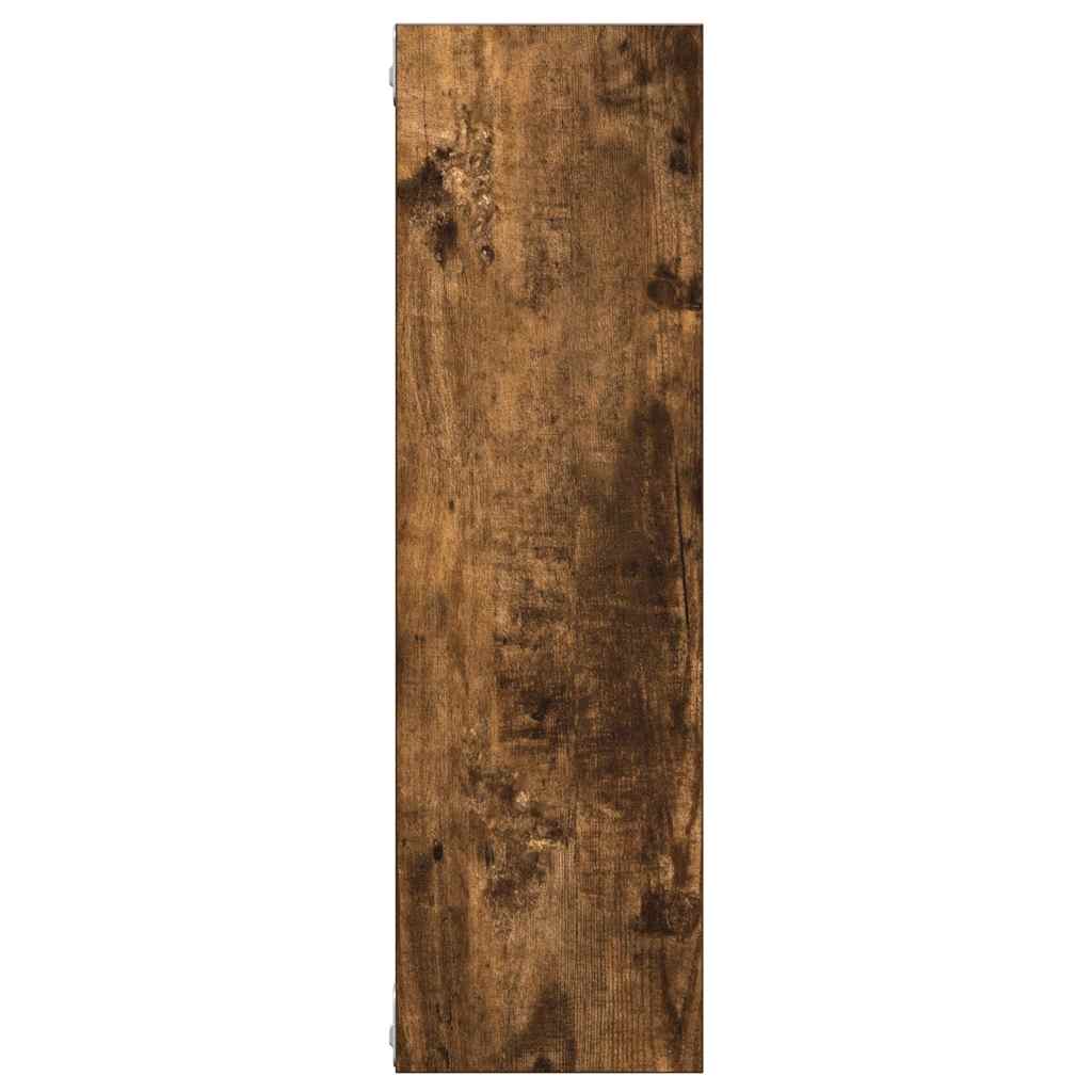 vidaXL Półka ścienna, przydymiony dąb, 75x16x55 cm