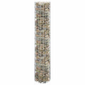 vidaXL Okrągły słup gabionowy, galwanizowana stal, Ø30x150 cm
