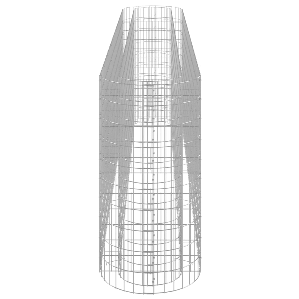 vidaXL Podwyższona donica gabionowa galwanizowane żelazo 330x50x100 cm