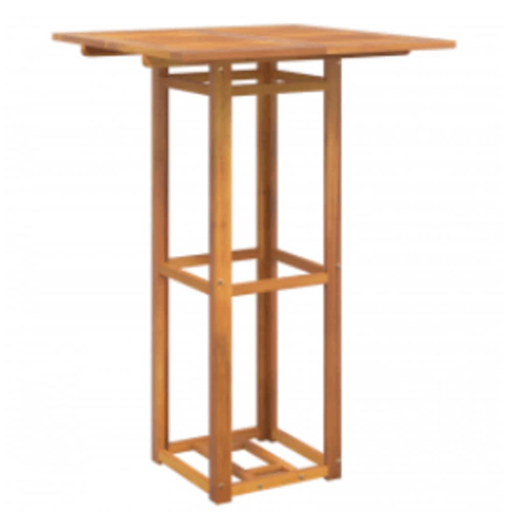 vidaXL Stolik bistro, 75x75x110 cm, lite drewno akacjowe