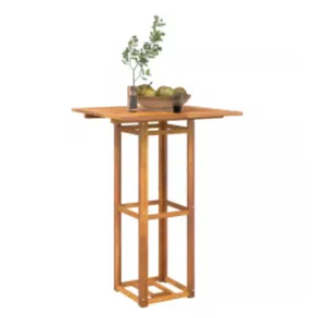 vidaXL Stolik bistro, 75x75x110 cm, lite drewno akacjowe