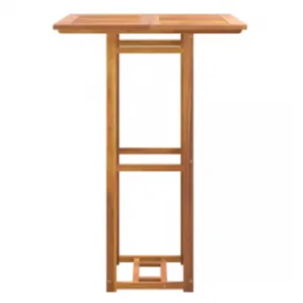 vidaXL Stolik bistro, 75x75x110 cm, lite drewno akacjowe