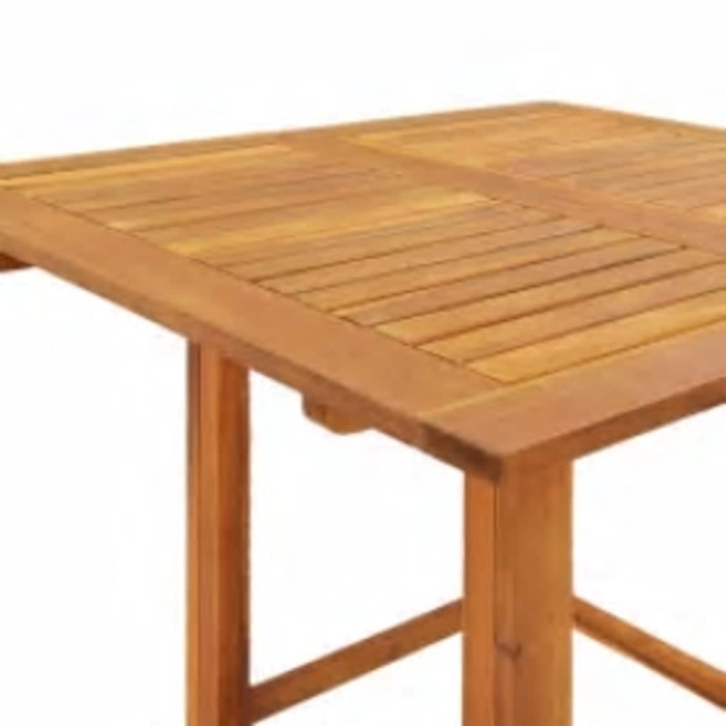 vidaXL Stolik bistro, 75x75x110 cm, lite drewno akacjowe
