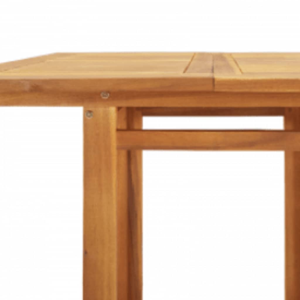 vidaXL Stolik bistro, 75x75x110 cm, lite drewno akacjowe
