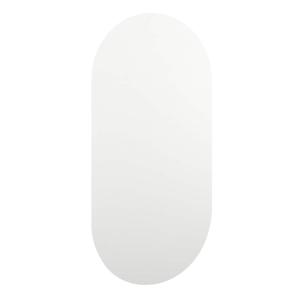 vidaXL Lustro z lampami LED, 40x20 cm, szklane, owalne