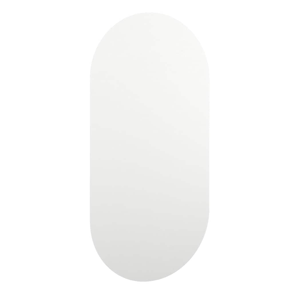 vidaXL Lustro z lampami LED, 60x30 cm, szklane, owalne