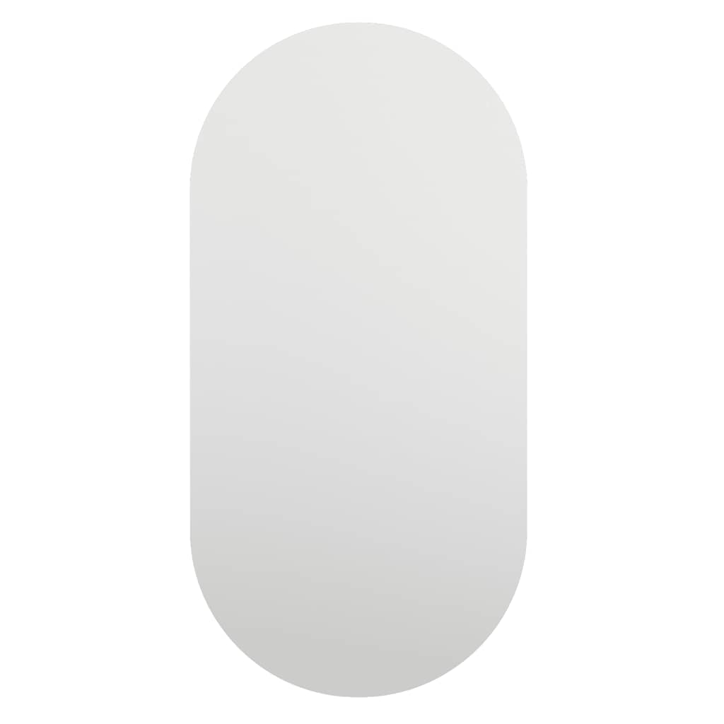 vidaXL Lustro z lampami LED, 60x30 cm, szklane, owalne