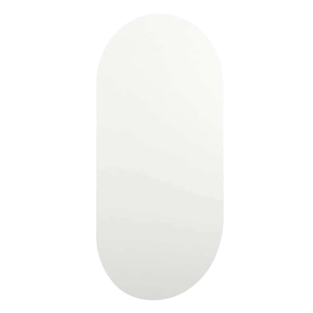 vidaXL Lustro z oświetleniem LED, 80 x 40 cm, szklane, owalne