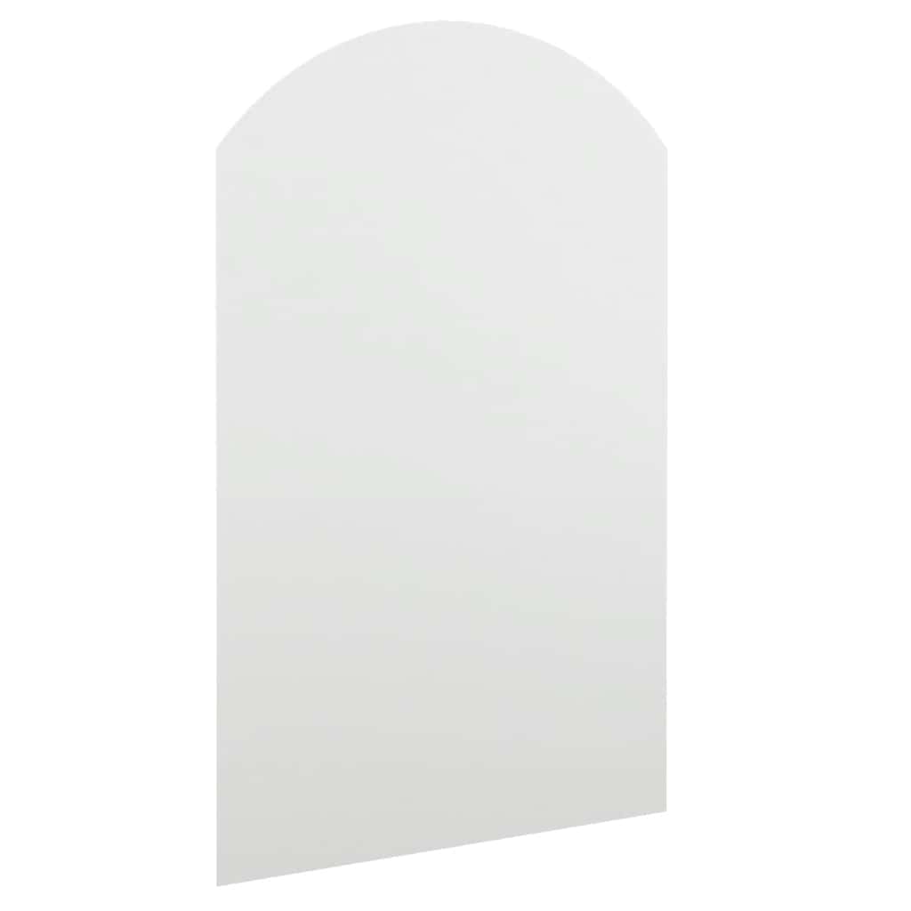 vidaXL Lustro z lampami LED, 90x45 cm, szklane, z łukiem