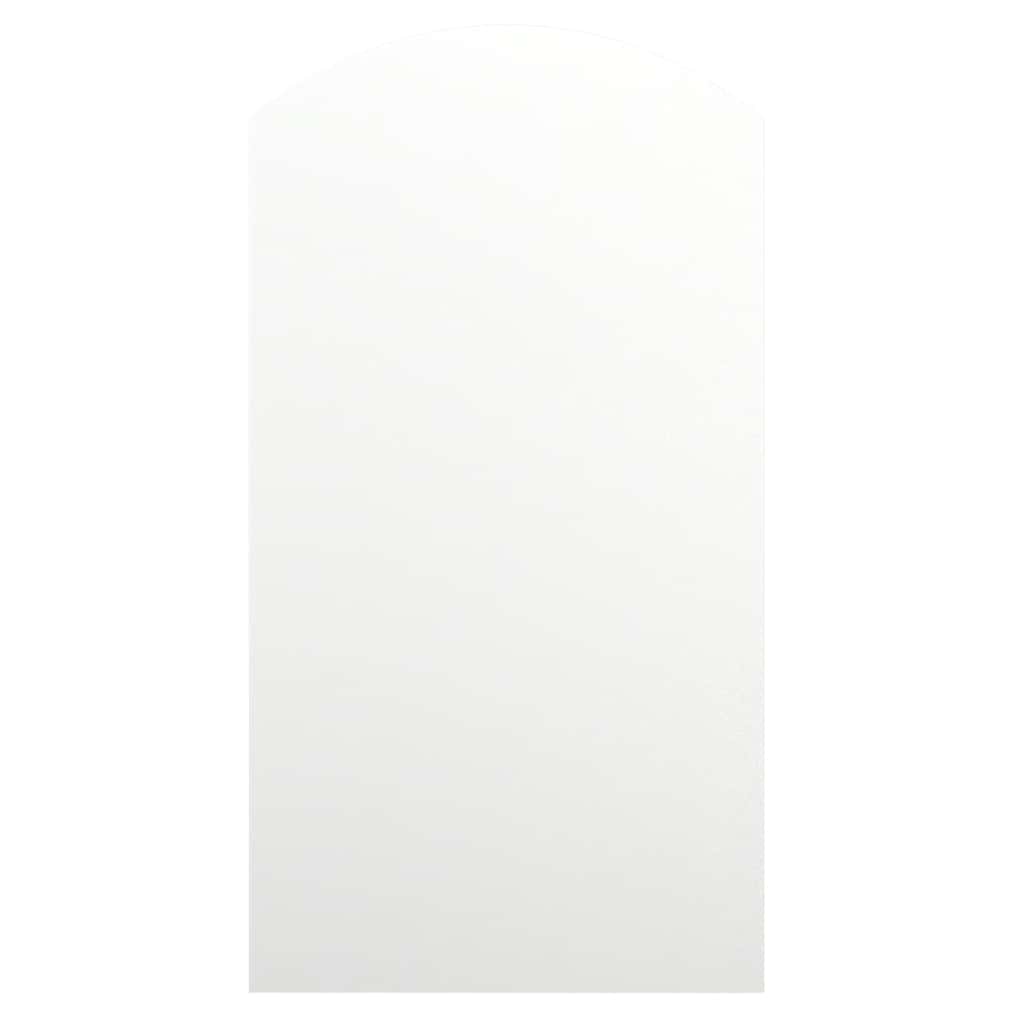 vidaXL Lustro z lampami LED, 90x45 cm, szklane, z łukiem
