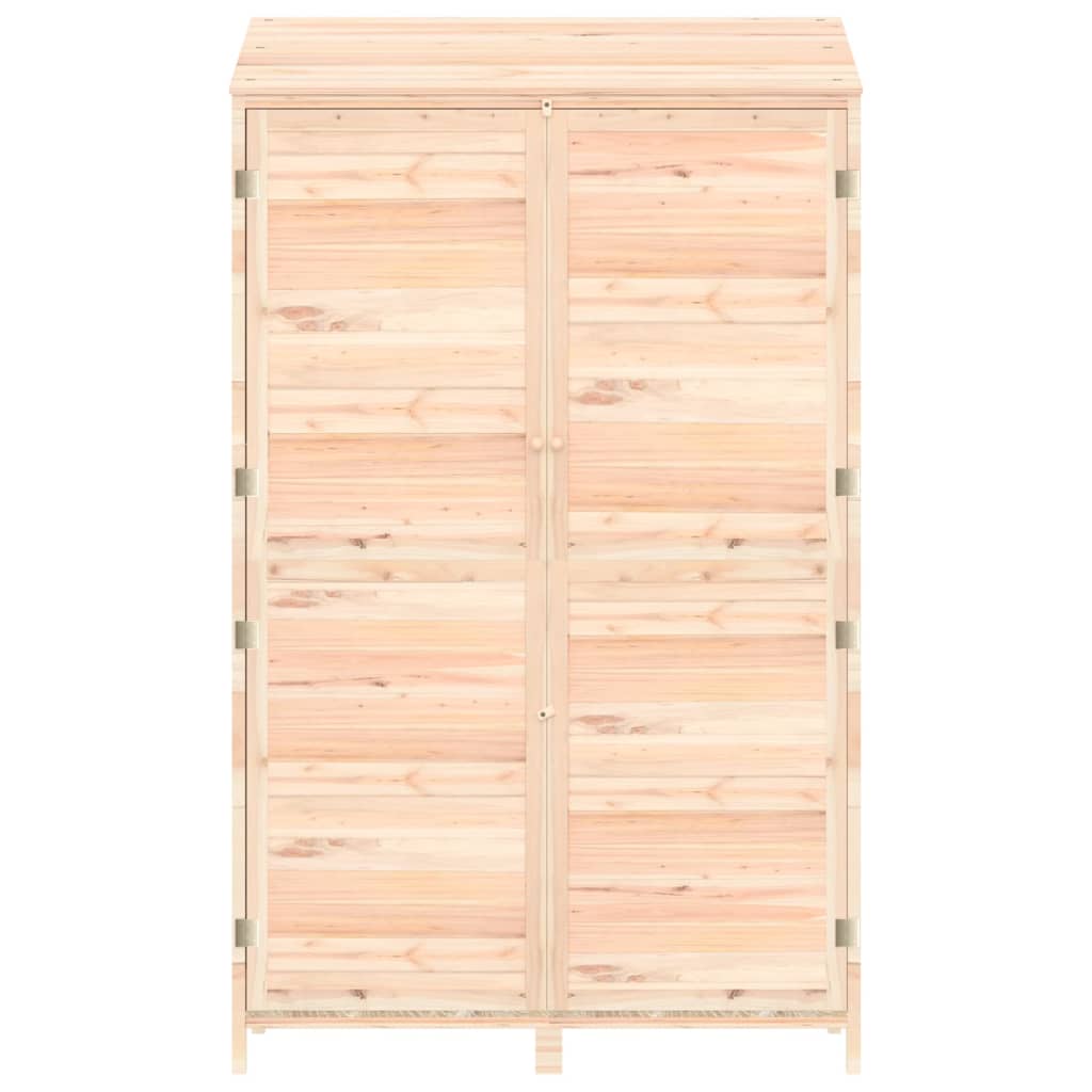 vidaXL Szopa ogrodowa, 102x52x174,5 cm, lite drewno jodłowe