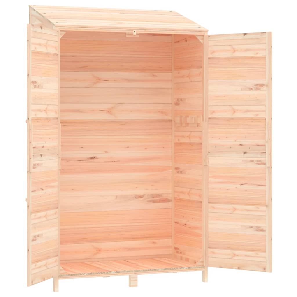 vidaXL Szopa ogrodowa, 102x52x174,5 cm, lite drewno jodłowe