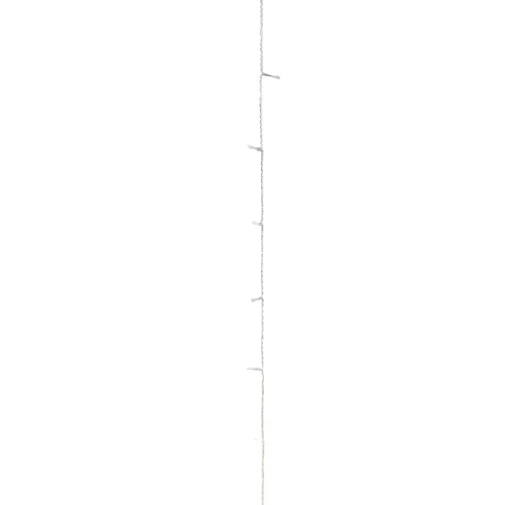 vidaXL Sznur lampek LED, 150 diod w kolorze ciepłej bieli, 15 m, PVC