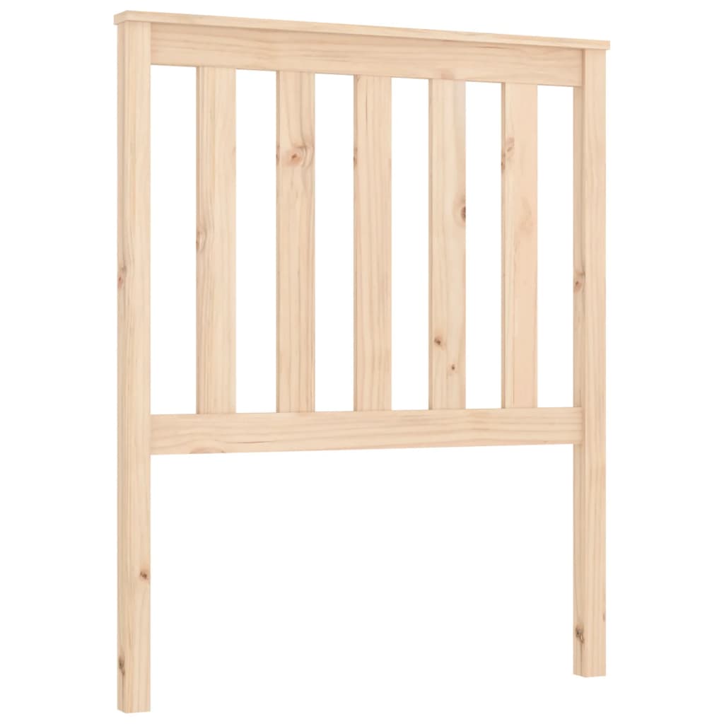 vidaXL Wezgłowie łóżka, 81x6x101 cm, lite drewno sosnowe