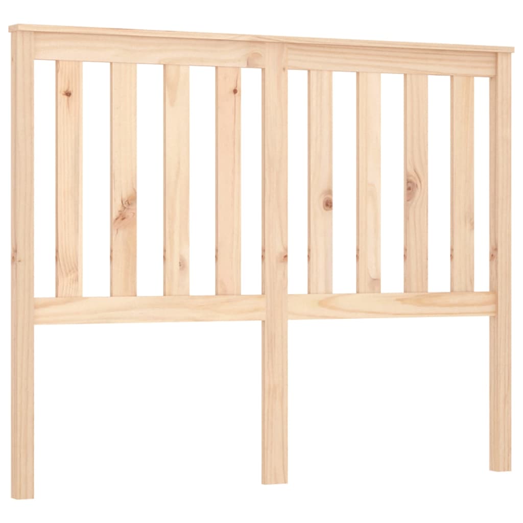 vidaXL Wezgłowie łóżka, 141x6x101 cm, lite drewno sosnowe