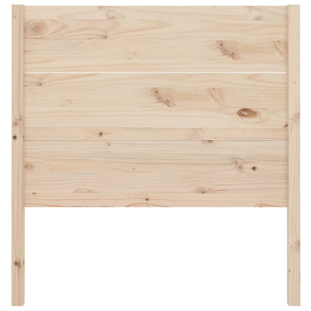 vidaXL Wezgłowie łóżka, 81x4x100 cm, lite drewno sosnowe