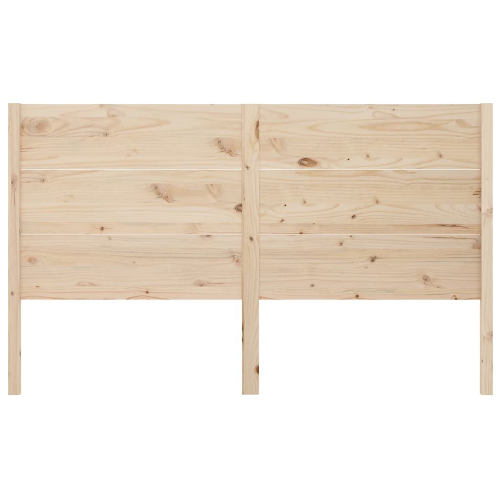 vidaXL Wezgłowie łóżka, 141x4x100 cm, lite drewno sosnowe