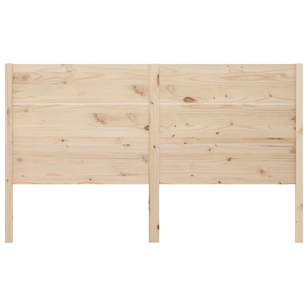vidaXL Wezgłowie łóżka, 166x4x100 cm, lite drewno sosnowe