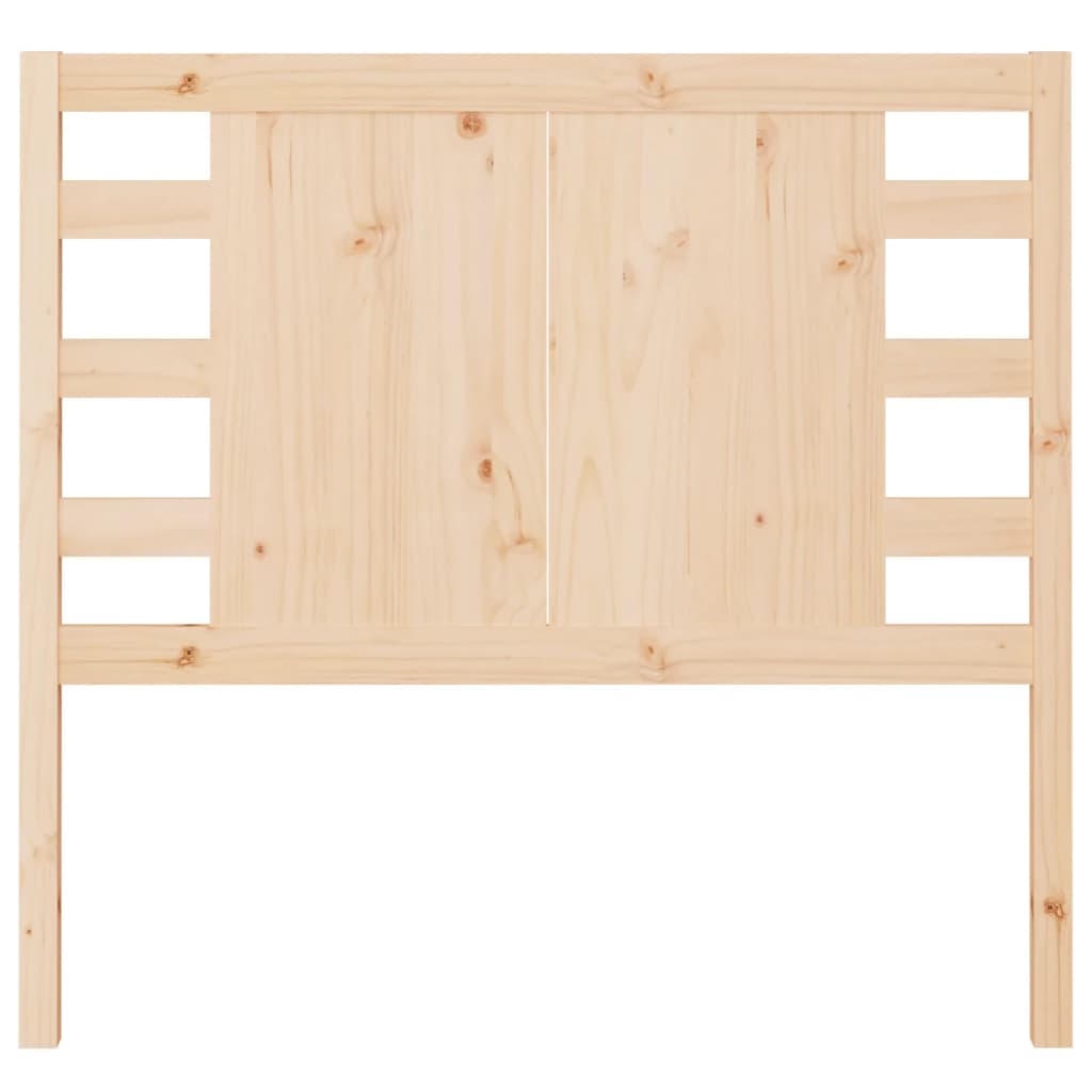 vidaXL Wezgłowie łóżka, 96x4x100 cm, lite drewno sosnowe