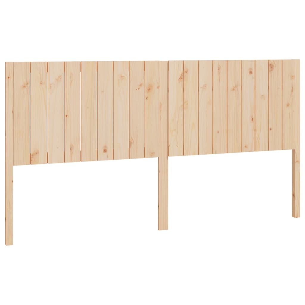 vidaXL Wezgłowie łóżka, 185,5x4x100 cm, lite drewno sosnowe