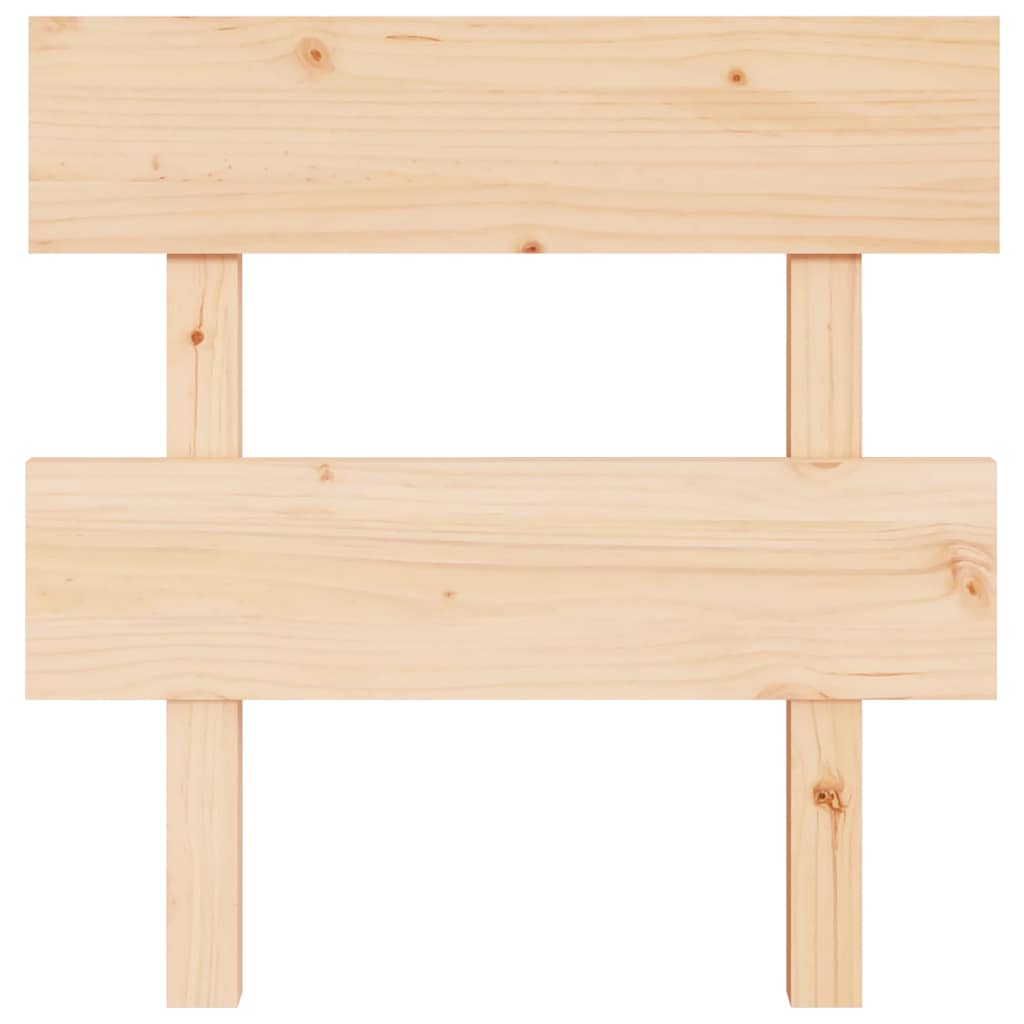 vidaXL Wezgłowie łóżka, 78,5x3x81 cm, lite drewno sosnowe