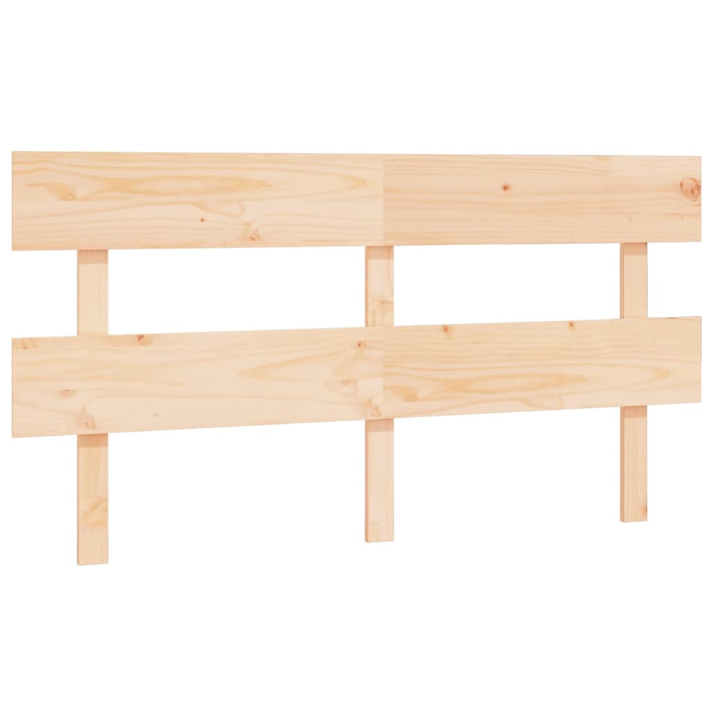vidaXL Wezgłowie łóżka, 154x3x81 cm, lite drewno sosnowe