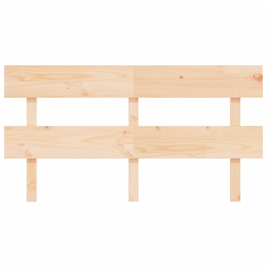 vidaXL Wezgłowie łóżka, 154x3x81 cm, lite drewno sosnowe