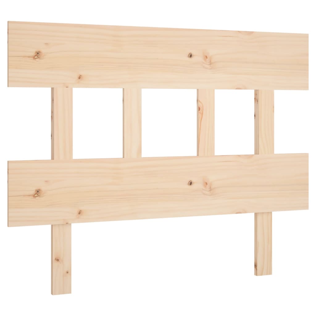 vidaXL Wezgłowie łóżka, 93,5x3x81 cm, lite drewno sosnowe