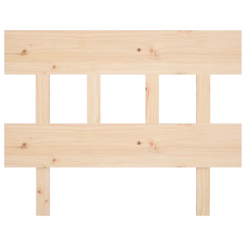 vidaXL Wezgłowie łóżka, 93,5x3x81 cm, lite drewno sosnowe