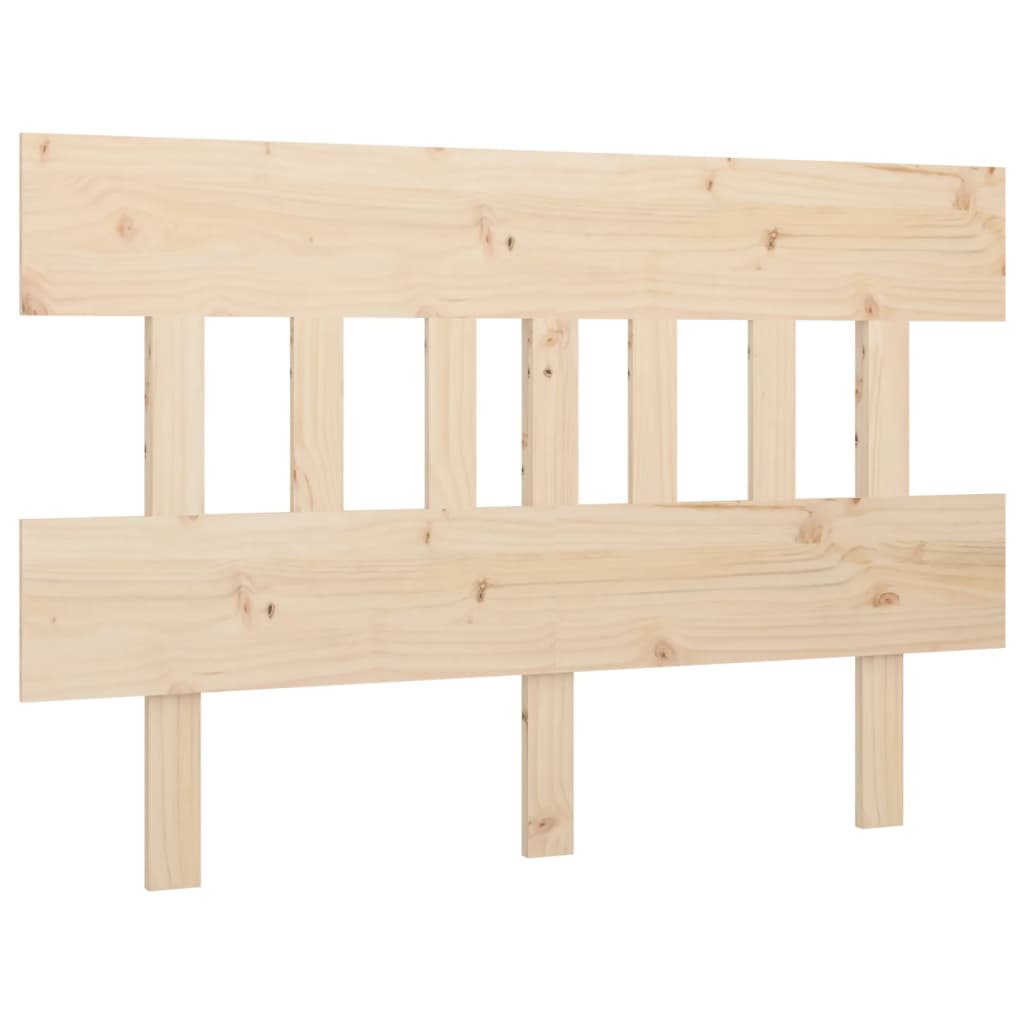 vidaXL Wezgłowie łóżka, 163,5x3x81 cm, lite drewno sosnowe