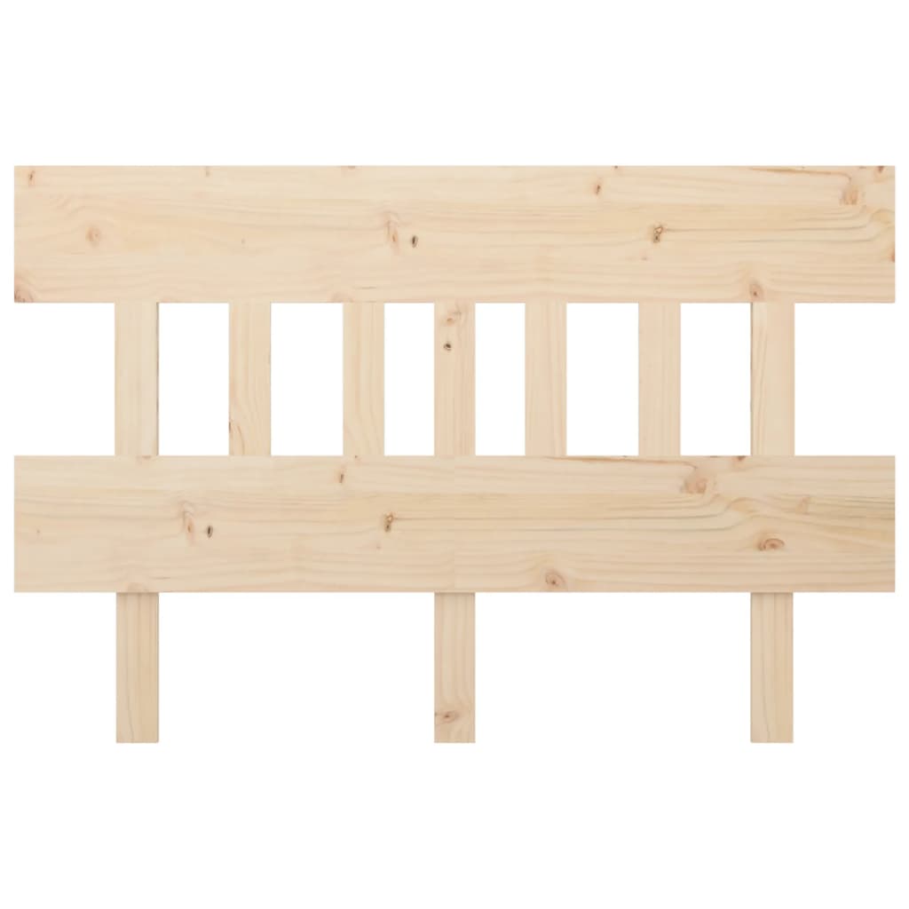vidaXL Wezgłowie łóżka, 203,5x3x81 cm, lite drewno sosnowe