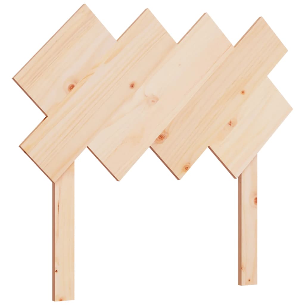 vidaXL Wezgłowie łóżka, 92x3x81 cm, lite drewno sosnowe