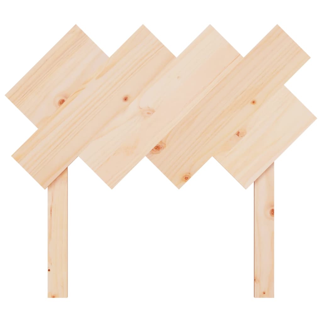 vidaXL Wezgłowie łóżka, 92x3x81 cm, lite drewno sosnowe