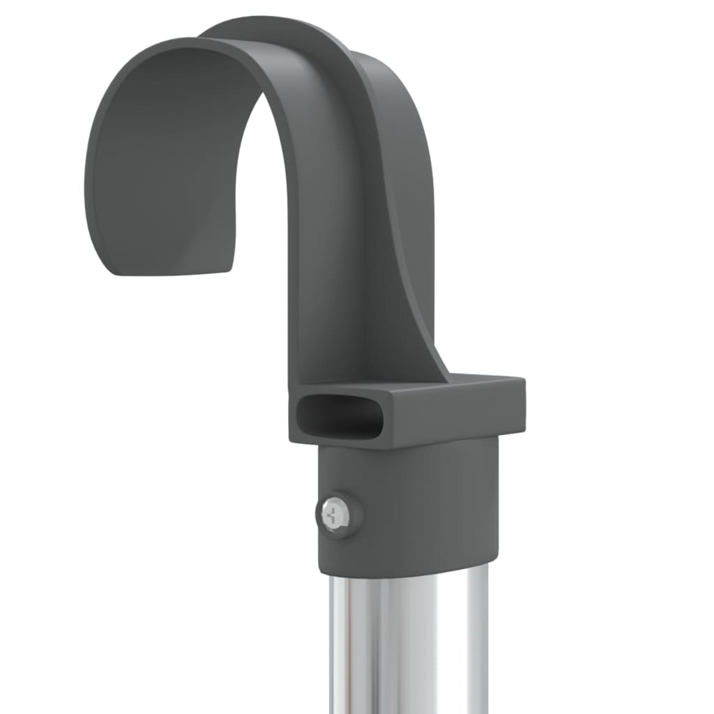 vidaXL Wisząca suszarka na pranie, 3-poziomowa, aluminium