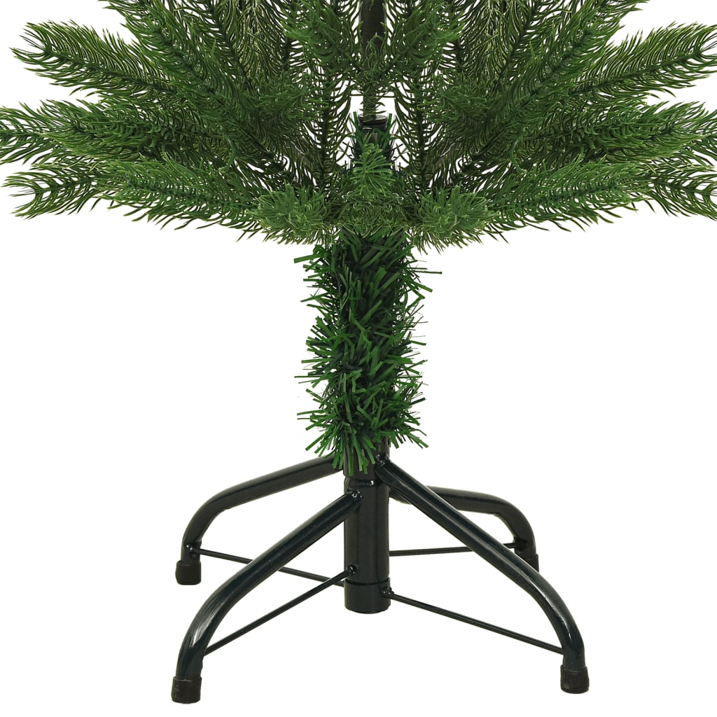vidaXL Sztuczna, smukła choinka ze stojakiem, 150 cm, PE