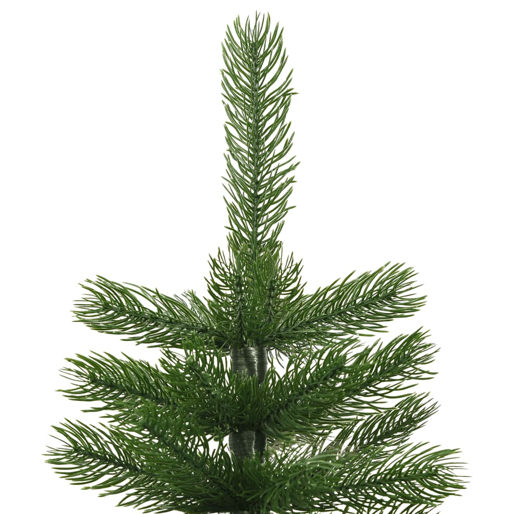 vidaXL Sztuczna, smukła choinka ze stojakiem, 210 cm, PE