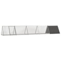 vidaXL Klatka dla królików, antracytowa, 504,5x80,5x71 cm, stal